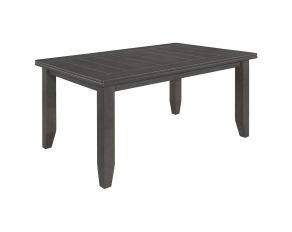 Dalila Rectangular Dining Table in Dark Grey