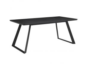 Smith Rectangular Dining Table in Black