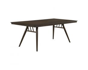 Wes Rectangular Dining Table in Dark Walnut