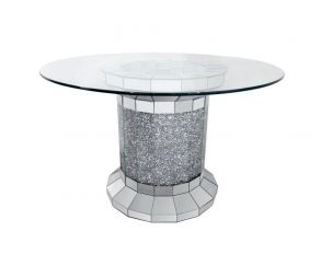 Ellie Round Dining Table in Mirror