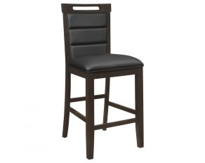 Prentiss Wooden Counter Height Dining Chair in Cappuccino