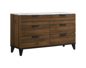 Mays Wooden Dresser in Walnut