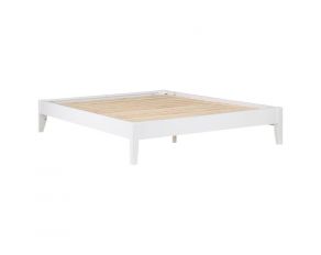 Hounslow King Platform Bed in White