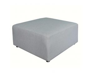 Freddie Square Ottoman in Pearl