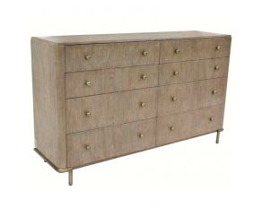 Arini Dresser in Sand Wash and Aged Brass