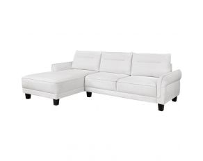 G509550 2 Piece Sectional in White and Black