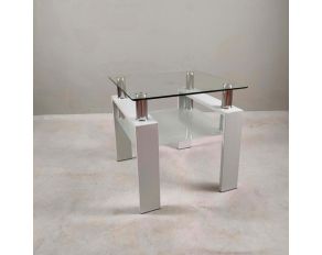 G703438 Square End Table in White