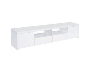 G704262 TV Console in High Gloss White