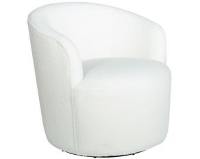 G905633 Swivel Accent Chair in White