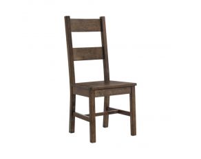 Coleman Dining Side Chairs in Rustic Golden Brown