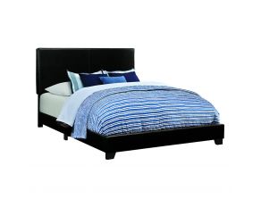 Dorian Upholstered Queen Bed in Black