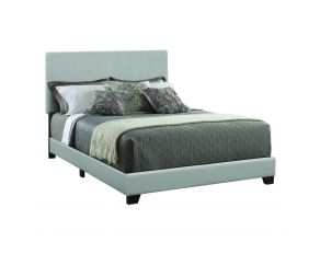 Dorian Upholstered King Bed in Grey