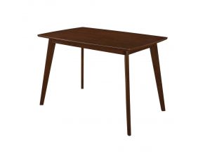 Kersey Dining Table With Angled Legs in Chestnut