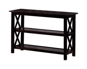 Sofa Table With 2-Shelf in Deep Merlot