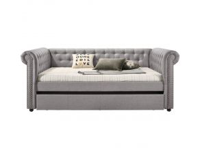 Justice Full Daybed and Twin Trundle in Smoke Gray