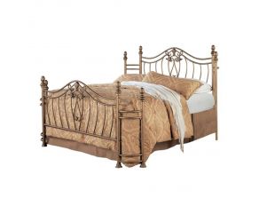 Sydney King Bed in Antique Brushed Gold