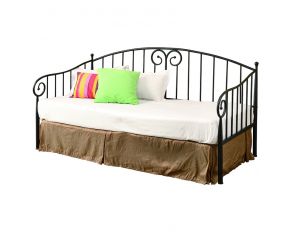 Twin Metal Daybed in Black