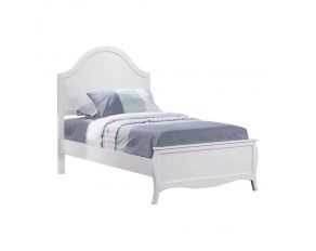 Dominique Twin Panel Bed in Buttermilk