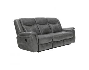 Conrad Upholstered Motion Sofa in Cool Grey