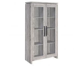 2-Door Tall Cabinet in Grey Driftwood