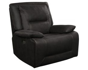 Neely Glider Recliner in Charcoal