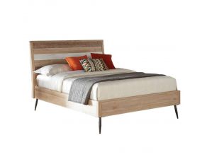 Marlow California King Platform Bed in Rough Sawn Multi