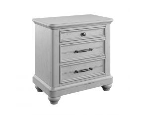 New Haven Nightstand in Weathered White