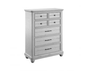 New Haven 7 Drawer Chest in Weathered White