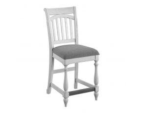 New Haven Slat Back Barstool in Oyster Shell