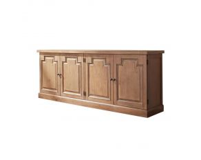 Florence 4 Door Sideboard in Rustic Smoke