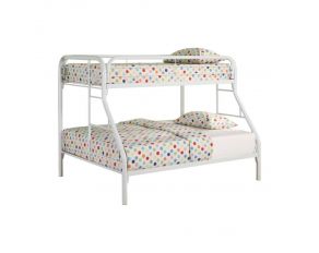 Morgan Twin Over Full Bunk Bed in White