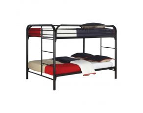 Morgan Full Over Full Bunk Bed in Black