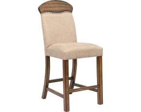 Maurice Set of 2 Counter Height Chairs in Oak