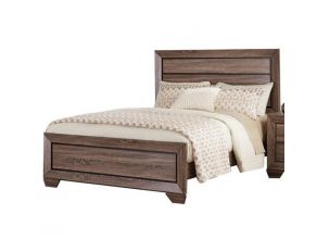 Kauffman California King Panel Bed in Washed Taupe