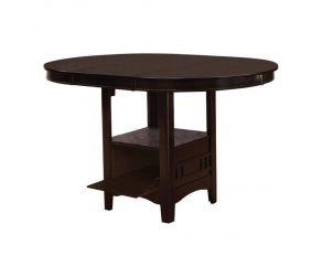 Lavon Oval Counter Height Table in Espresso