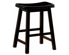 Durant Wooden Counter Height Stool in Black