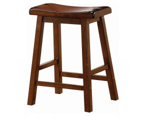 Durant Wooden Counter Height Stool in Chestnut