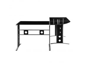 Coaster Black / Silver Casual Desk