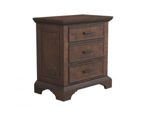 Elk Grove 3 Drawer Nightstand in Vintage Bourbon