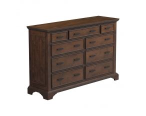 Elk Grove 9 Drawer Dresser With Jewelry Tray in Vintage Bourbon