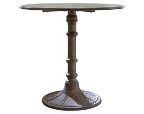 Oswego Round Bistro Dining Table in Bronze