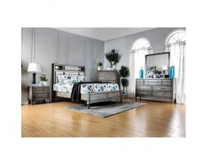 Furniture of America Daphne Mirror in Gray