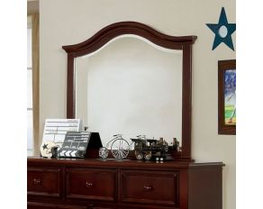 Olivia Mirror in Dark Walnut