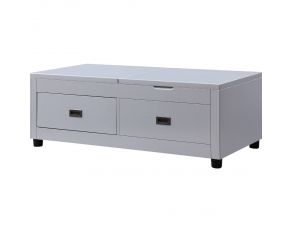 Eleanor Coffee Table with Lift Top in Dove Gray