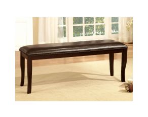 Furniture of America Woodside II Bench in Espresso