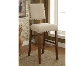 Sania Set of 2 Bar Chairs in Rustic Oak