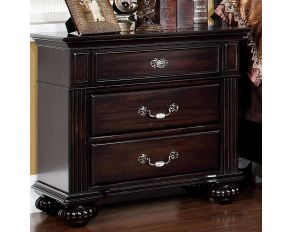 Furniture of America Syracuse Night Stand in Dark