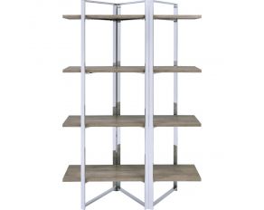 Libby Bookshelf in Chrome