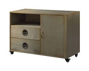 Jennavieve Cabinet in Gold