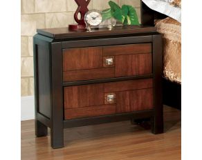 Patra Nightstand in Acacia Walnut